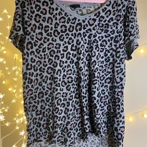 Cheetah print t shirt torrid size 2